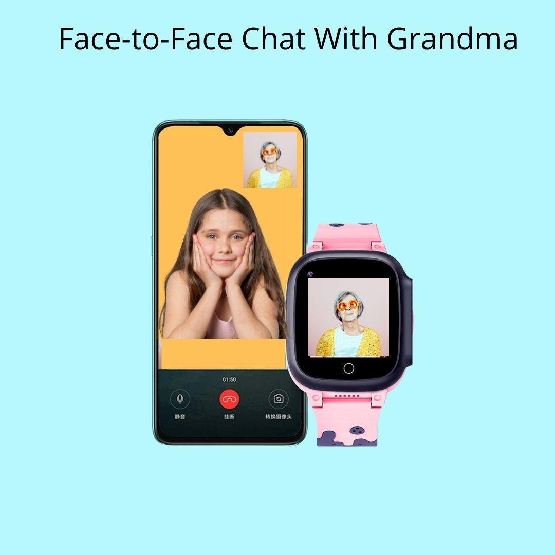 Pink & Blue Boy and Girl Smart Watch with Built-in Camera, Microphone and GPS Location Tracker - Image 9