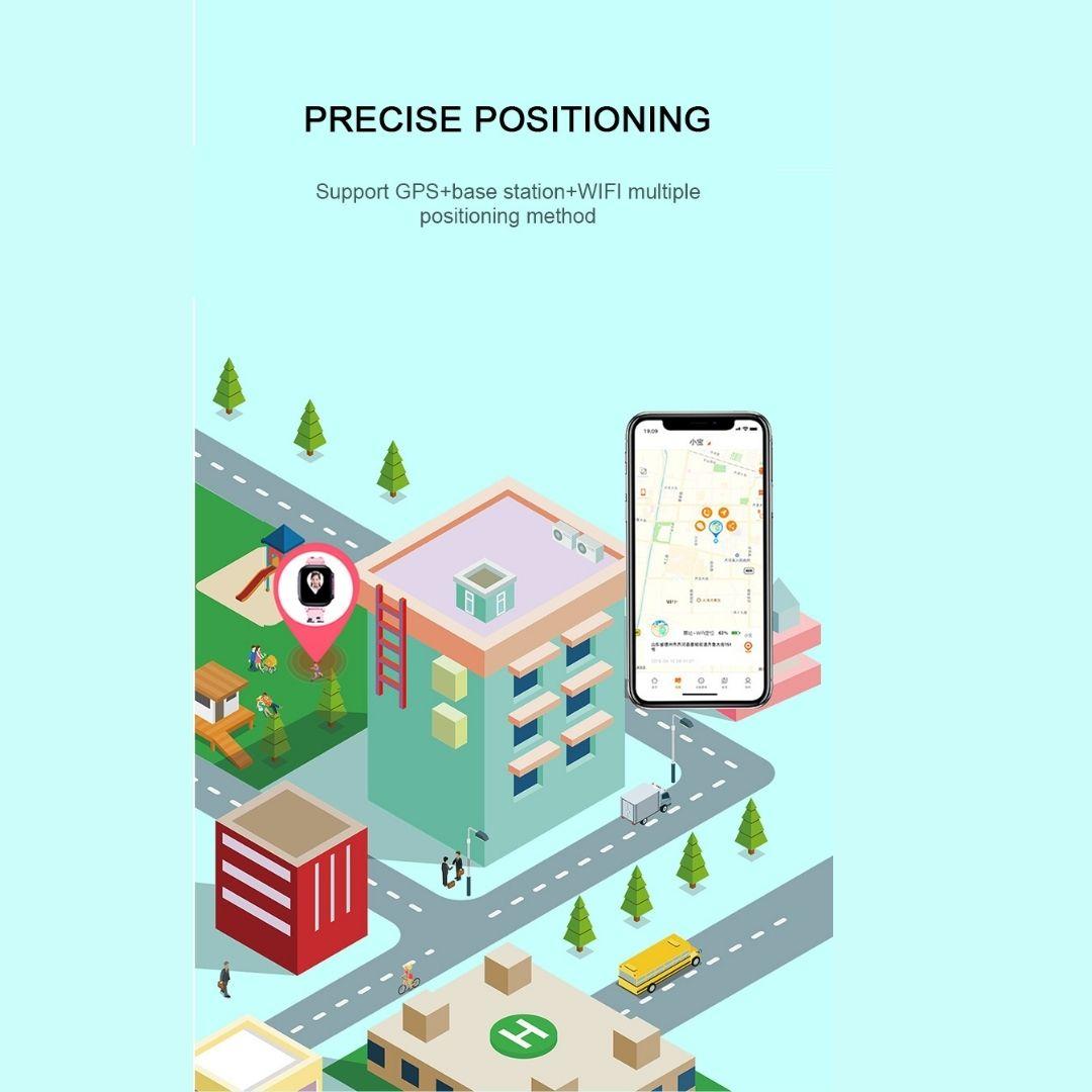 Pink & Blue Boy and Girl Smart Watch with Built-in Camera, Microphone and GPS Location Tracker - Image 4