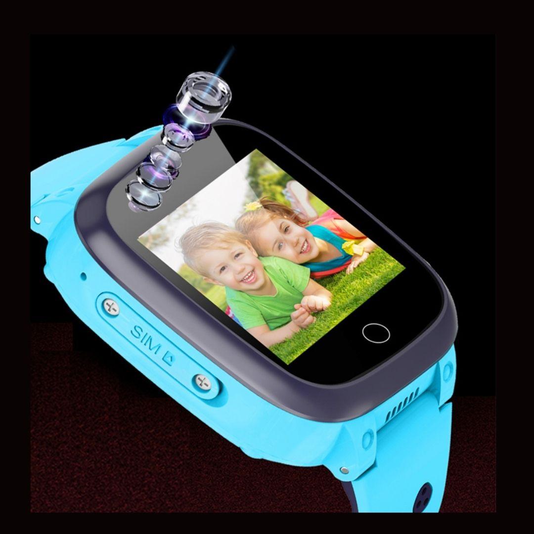 Pink & Blue Boy and Girl Smart Watch with Built-in Camera, Microphone and GPS Location Tracker - Image 2